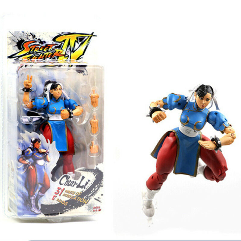 Capcom Street Fighter IV 20th Anniversary CHUN-LI Action Figure Gift in Box