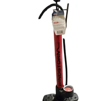 Bell Windstorm Floor Pump With Gauge Steel Barrel And Gauge 19.5 Tall USA Seller