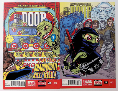 All New Doop 2 & 3 Marvel Comics X-Men Wolverine Cyclops Iceman 