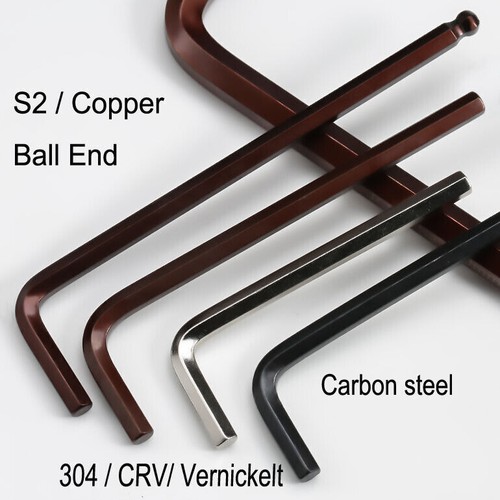 M0.7 M0.9 M1.27 M2-M17 Allen Hex Key Hexagonal Keys Regular Allen Key Hex Wrench - Picture 3 of 8
