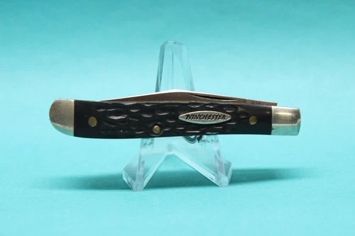 Winchester Jack Knife Pattern No. 29016 Two-Blade Peanut Black