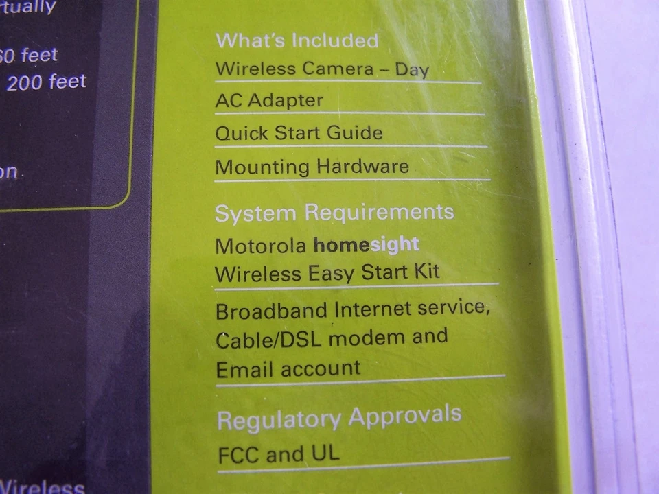 Cámara de día inalámbrica Motorola Homesight HMVC3075 para sistema de visión doméstica Foto 2 de 4