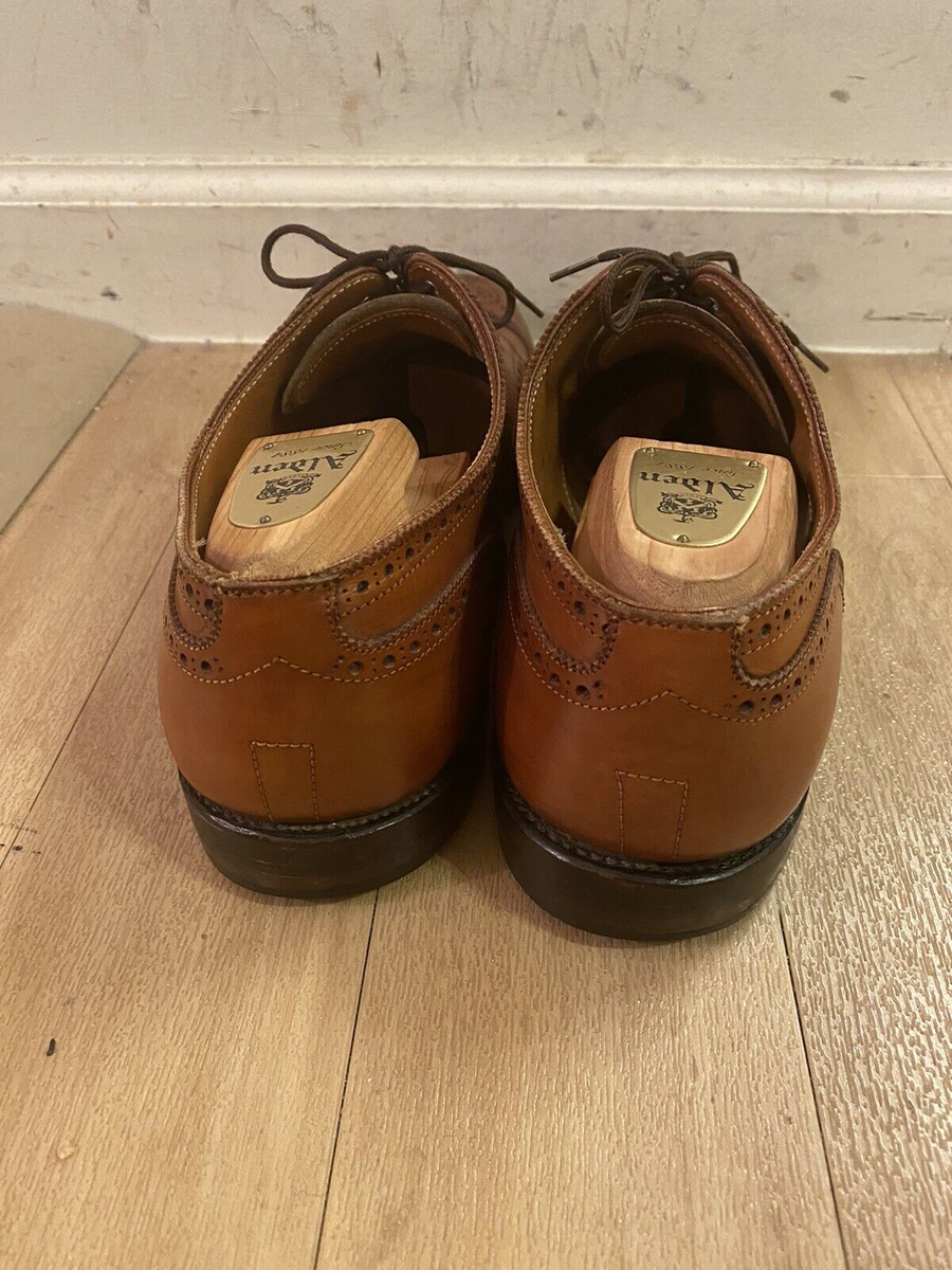 Alden Style # 966 Short Wing Blucher In Burnished Tan Calf  display picture 1