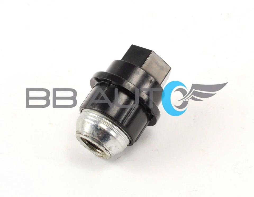 5 TAPAS Y TUERCAS NUEVAS NEGRAS CHEVROLET GMC C1500 C2500 CAMIÓN TAMAÑO COMPLETO Foto 3 de 3