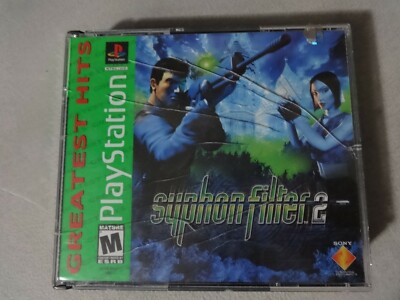 SYPHON FILTER 2 北米版　PlayStation Syphon Filter 2 Sony Playstation One PS1 PSX Game (Missing Manual