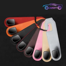 2pcs Car Hooks Set Seat Back Headrest Holder For Bag Purse Grocery Auto Fastener