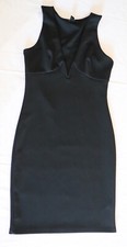Forever 21 V-Neck Bodycon Dress Black Size M