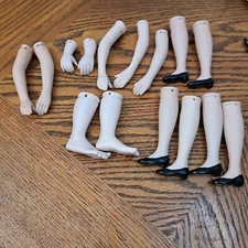 Porcelain arms and Legs For Doll making 15 Pcs