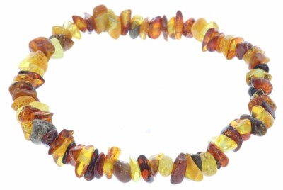  Multicolor - Bernstein Splitter Stretch Armband 58mm SAB413