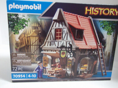 Playmobil 70954 Fachwerkhaus Bäckerei für Ritterburg NEU