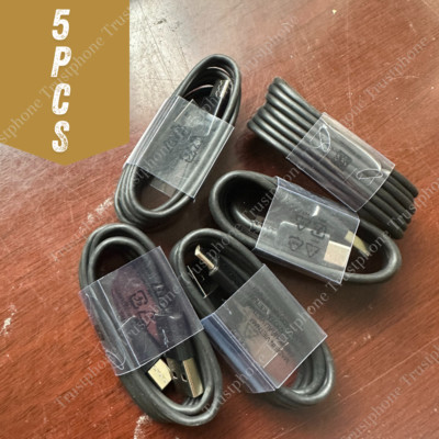 5 Pack USB C Type C Cable Lot 4ft Fast Charging Cord For Samsung Android Charger