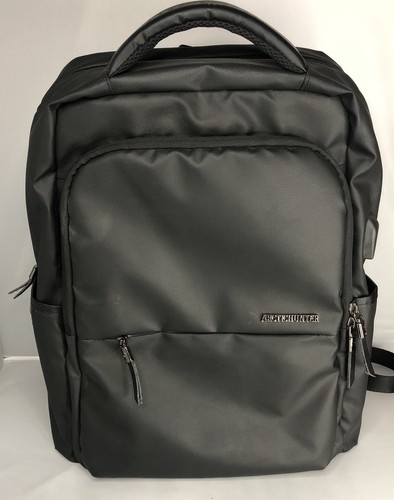 ARCTIC HUNTER Black Backpack Laptop Bag Business Travel School Comfort *READ*