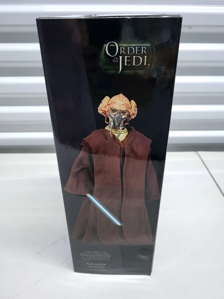 Maestro Jedi Plo Koon escala 12" 1/6 STAR WARS SIDESHOW SIN USAR, EN CAJA NUEVO Exclusivo Foto 4 de 4