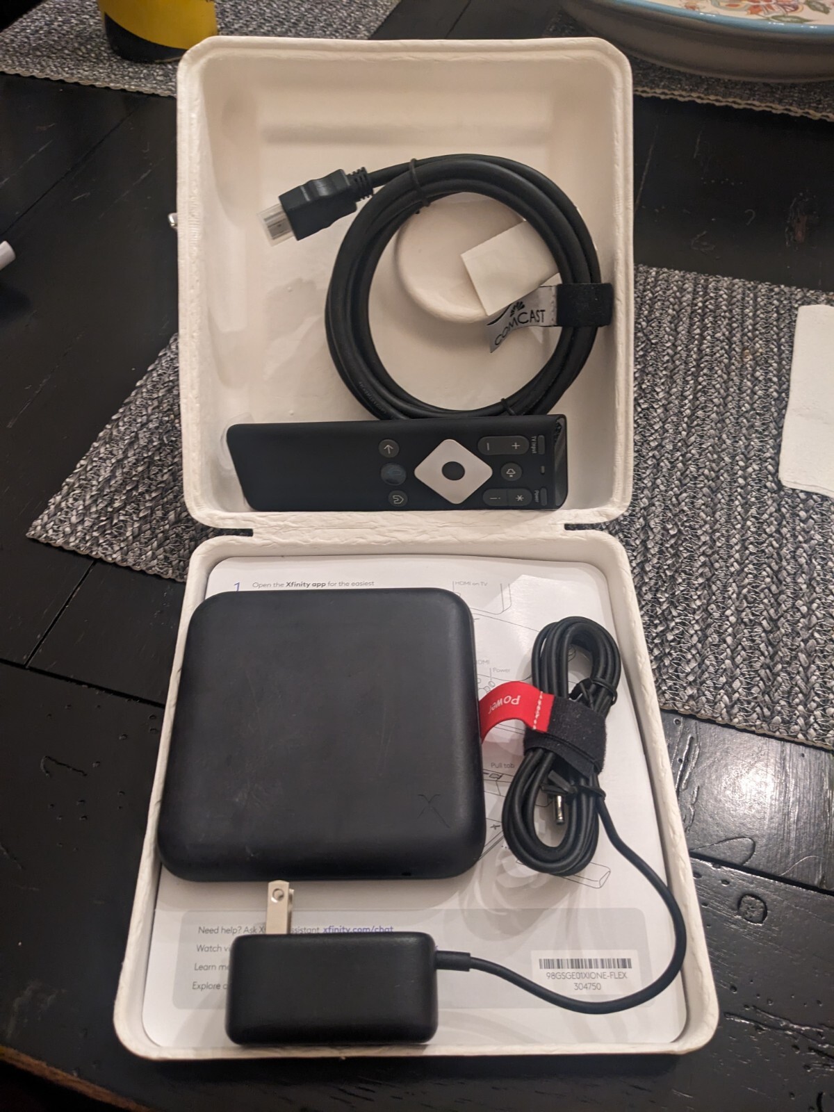 Comcast Xfinity XiOneSC (A) Flex TV Streaming Box 4K with HDMI Cable