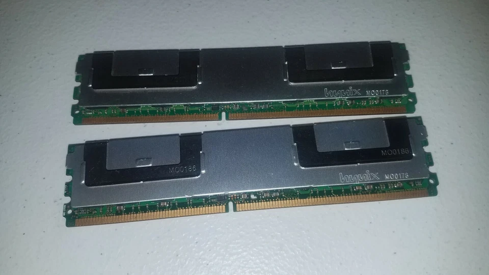 2 x 4GB Hynix HYMP151F72CP4N3-Y5 Fully Buffered PC2-5300 2Rx4 TESTED - Image 3 of 3