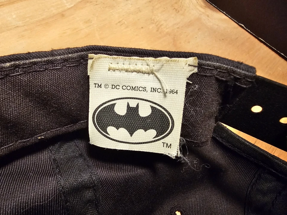 Gorra de béisbol vintage Batman 1964 DC Comics negra con cierre a presión Foto 4 de 4