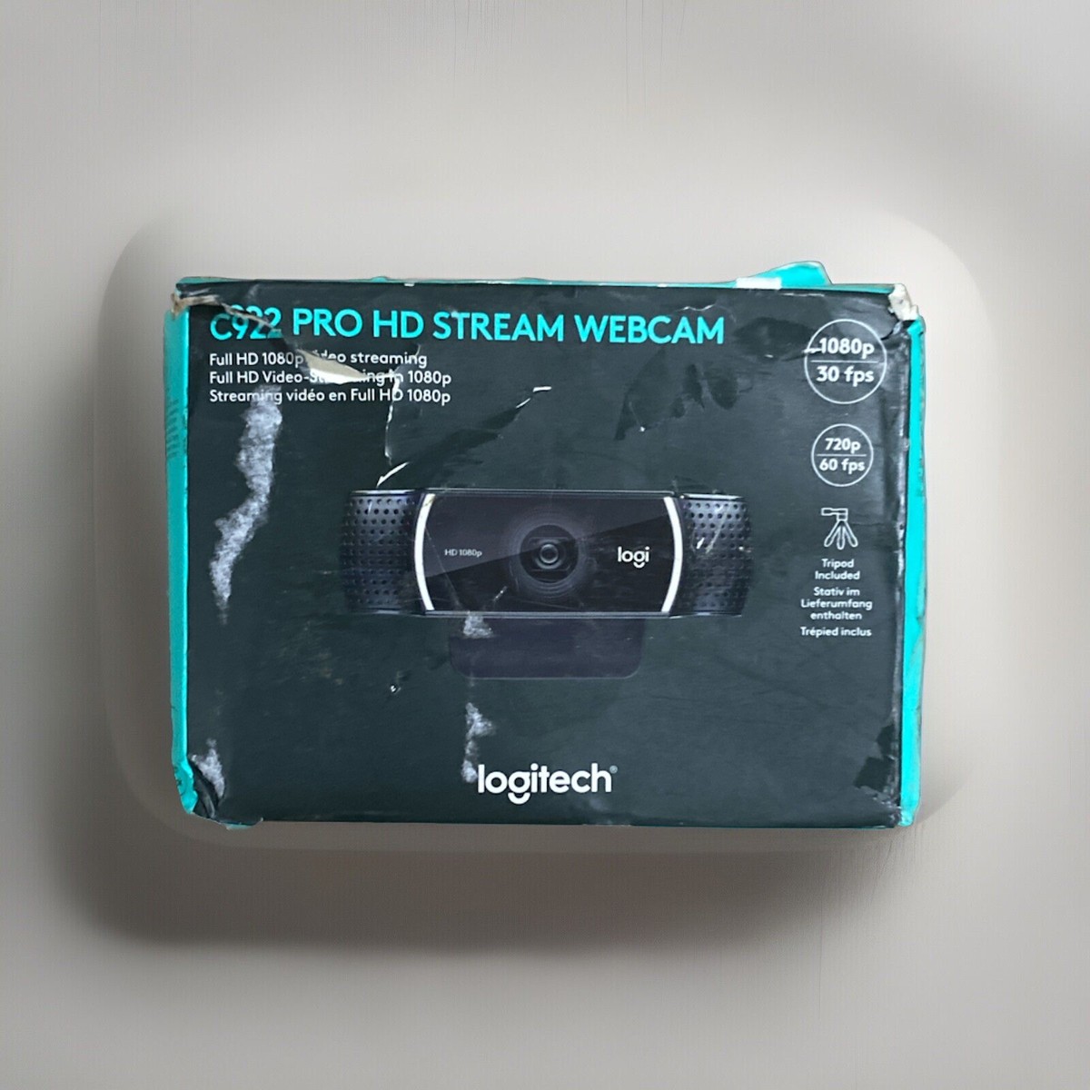 Logitech C922 Xbox One S Webcam Logitech C922 Pro Black Full HD