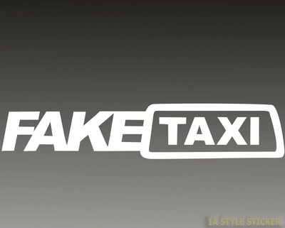 Fake TAXI Aufkleber Taxi fast & furious oem dub kanjo domo pedo Sticker 20cm