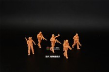 MINIATURE 1/72 Modern Specialized Mercenaries 5-Person Plain Model NEW  