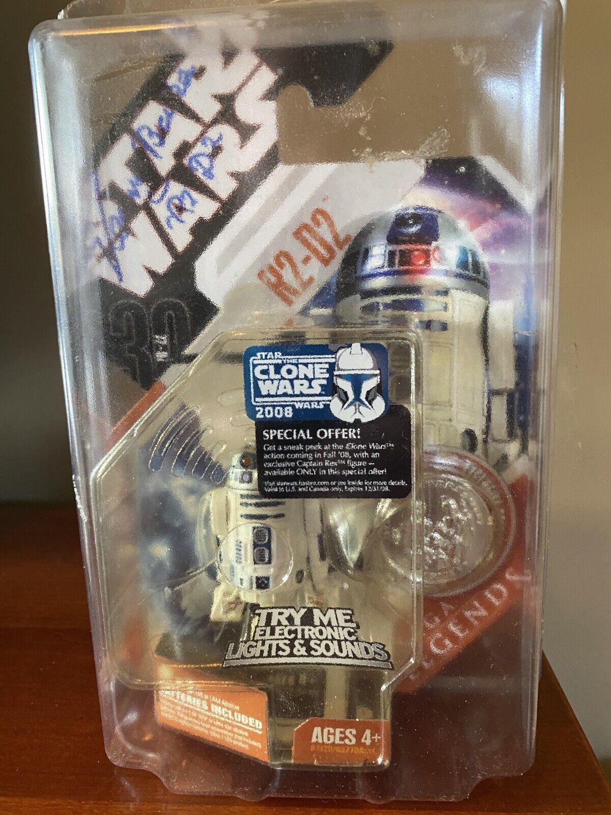 Star Wars Legends Moc Kenny Baker R2-D2 Signed With Certificate.