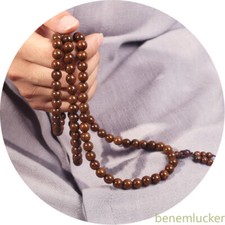 Wood Gold Silk Sandalwood Hand String Bracele...