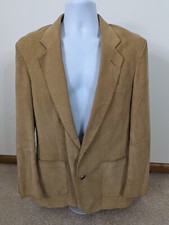 Vintage Levi  s Sportswear Tailored Corduroy Blazer Jacket Sport Coat Mens 42L