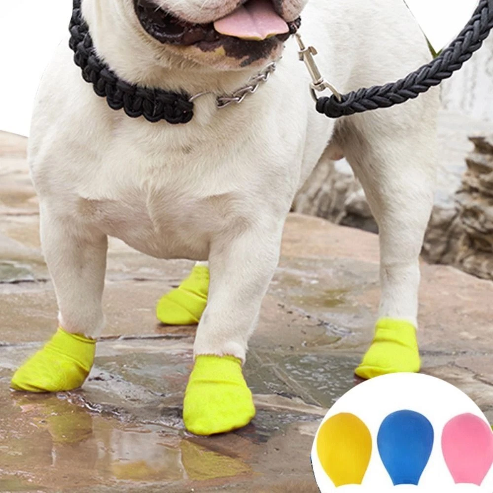 Balloon Waterproof Rain Boots Paw Protector Dog Paws Cover Dog Shoes