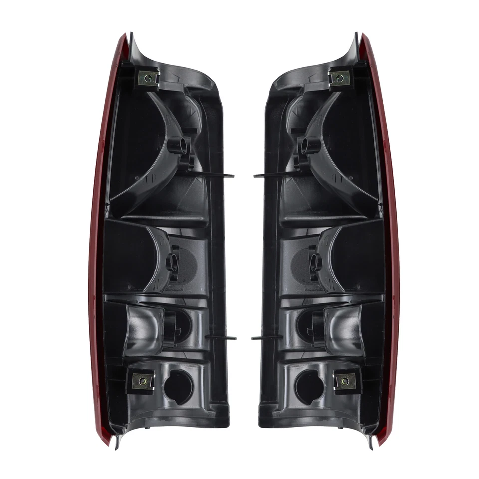 Par de lanternas traseiras vermelhas GMC Sierra 1999-2002 Chevy Silverado 1500 99-06 - Imagem 4 de 4