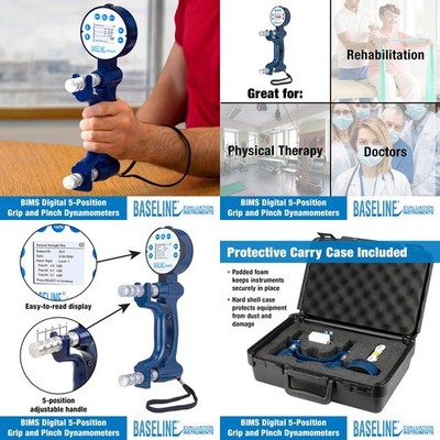 Professional Digital Hand Dynamometer Grip Strength Testing Physical Therapy