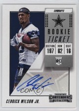 2018 Panini Contenders Rookie Ticket Auto Cedrick Wilson Jr #190 Auto kq9