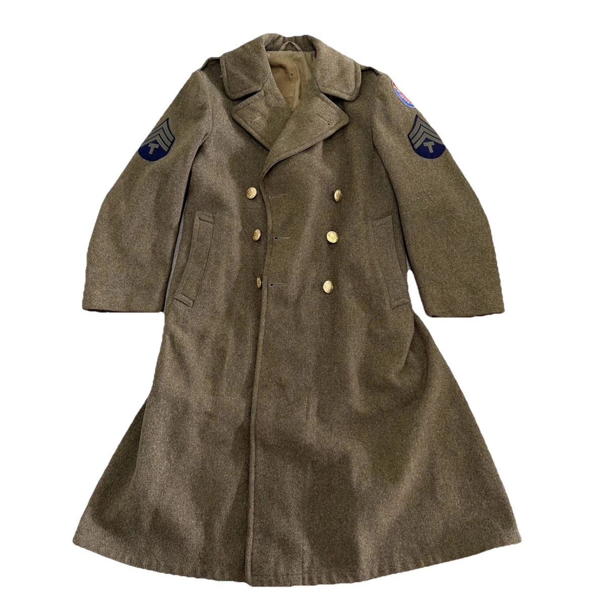 Army Trench Coat In Original Ww2 Collectible Us Uniforms for sale