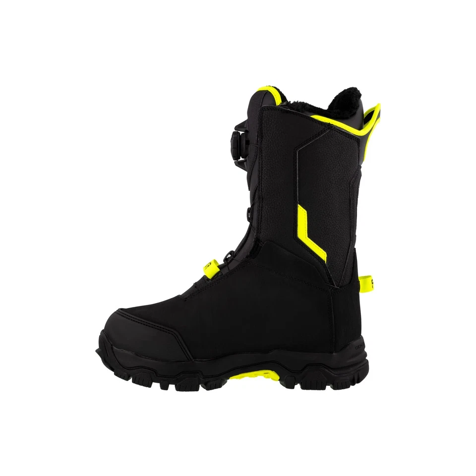 FXR Helium BOA Snowmobile Boots Waterproof Insulated Fixed Liner Black/Hi-Vis Foto 4 de 4