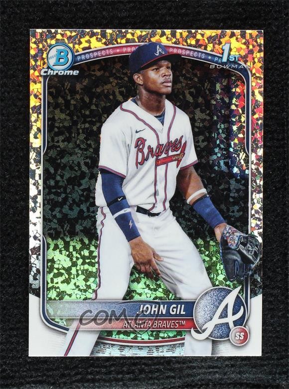 2025 Bowman Chrome Prospects Mini-Diamond Refractor John Gil #BCP-172 0h3b