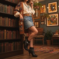 Women 2PCS Silver Metal Western Boot Chain Bracelet Shoe Anklets Concho Charm