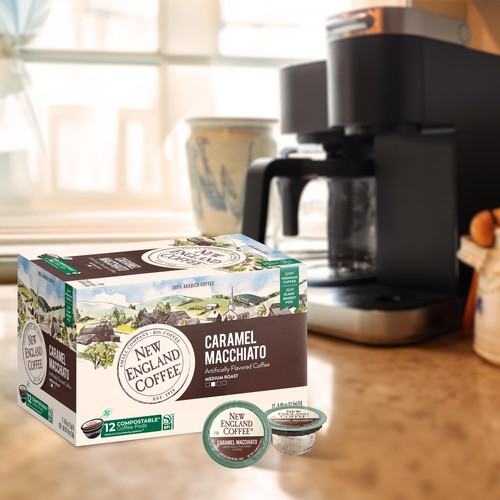 Cápsulas de un solo servicio Caramelo Macchiato tostado medio, 12ct (paquete de 1) - Imagen 7 de 7