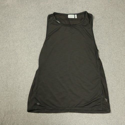 Athleta Mesh Accent Racerback Athletic Performance Tank Top Stretchy Black S - Picture 2 of 19