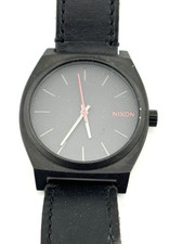Nixon 40mm Men's Minimal The Time Teller P Black Watch WORKING