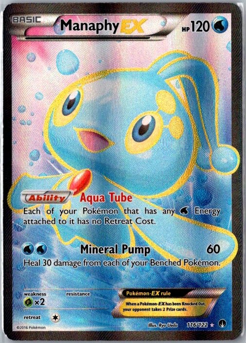 Manaphy EX 116/122 - BREAKpoint Pokemon LP
