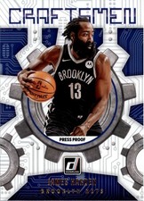 2021-22 Donruss Craftsmen Press Proof #14 James Harden - BSK