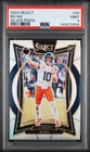 2024 Select Football Bo Nix RC Concourse Silver Prizm #30 PSA 9