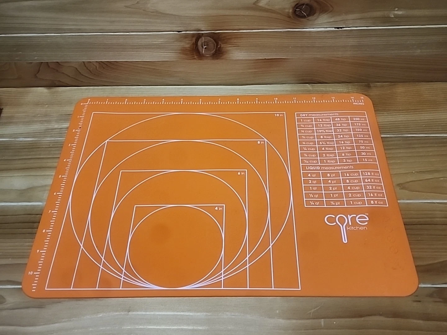 Core Kitchen (Orange) 15.5.x 11.5in Silicone Baking Pastry Rolling Mat 1cnt13
Opens in a new window 