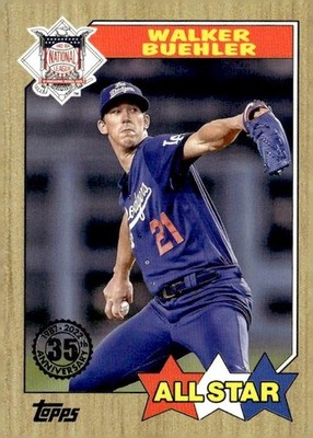 2022 Topps #87AS-33 Buehler 1987 Topps Baseball 35th Anniversary All-Stars