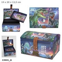Aufbwahrungsbox Dino World Schatztruhe Mit Code Sound Und Licht