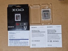 Scheda di memoria 32 GB Sony XQD G Series R440 MB/s W400 MB/s