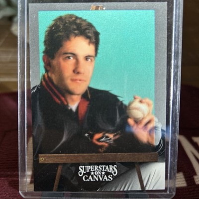 1993 Leaf Studio Superstars on Canvas #4 Mike Mussina Baltimore Orioles