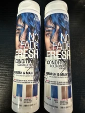 2XBlue Hair Coloring Agent 6.4 Fl Oz Semi Permanent Shampoo and Conditioner