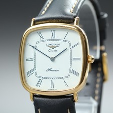 [Exc+5]  Longines Cal. L150.2 150 7112 31mm White Roman Dial Quartz Men's Watch