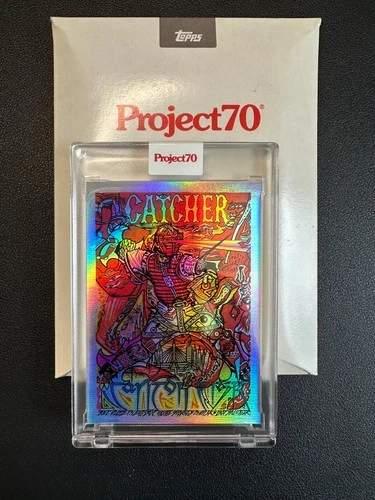 2021 Topps Project 70 Carlton Fisk Rainbow Foil #30/70 (#188) Red Sox HOF Sealed