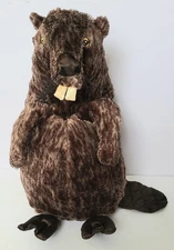 IKEA KLAPPER BAVER BEAVER PLUSH 15" STUFFED ANIMAL 