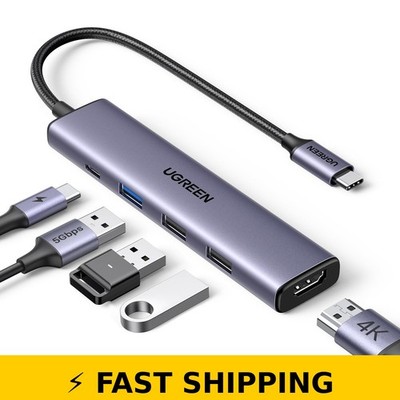 UGREEN 5 in 1 USB C Hub with 4K HDMI & 100W Power Delivery